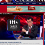 The Colbert Report takes on our ‘All Gender’ restroom signs