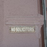 How to enforce your “No Soliciting” sign